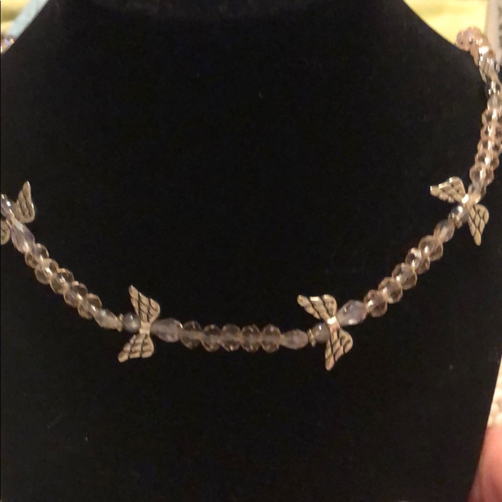 Angel wing necklace
